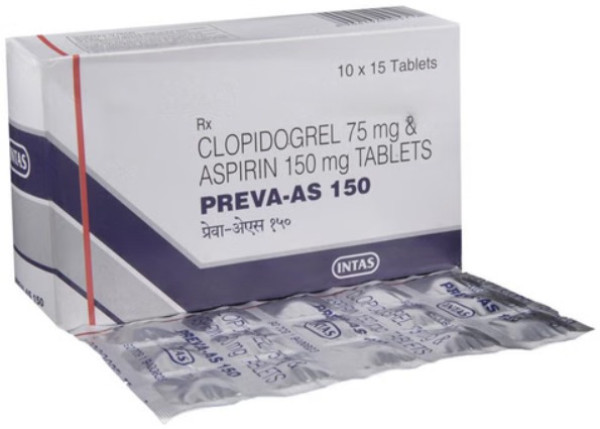 Plavix 75mg / Aspirin 150mg Generic Pill