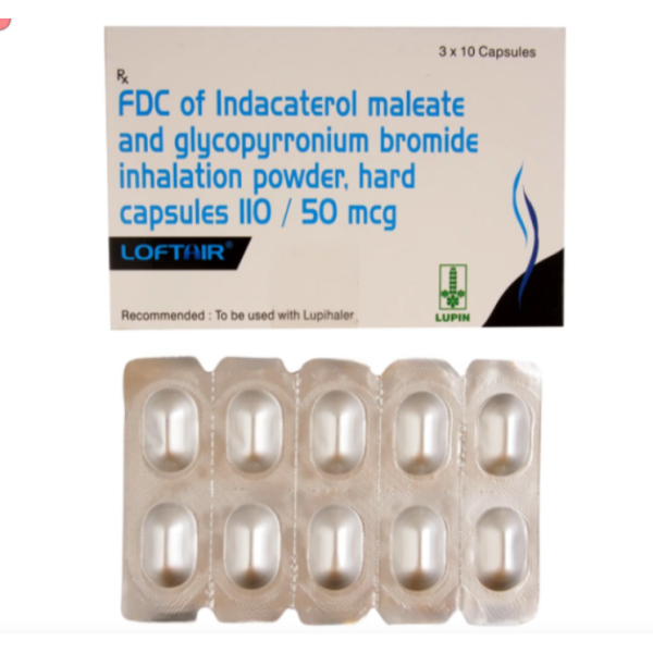 Ultibro Generic 110mcg/50mcg Breezhaler