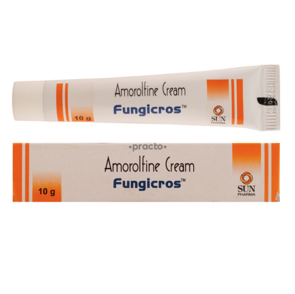A box and a tube of Amorolfine (0.25%) + Phenoxyethanol (1%) Cream