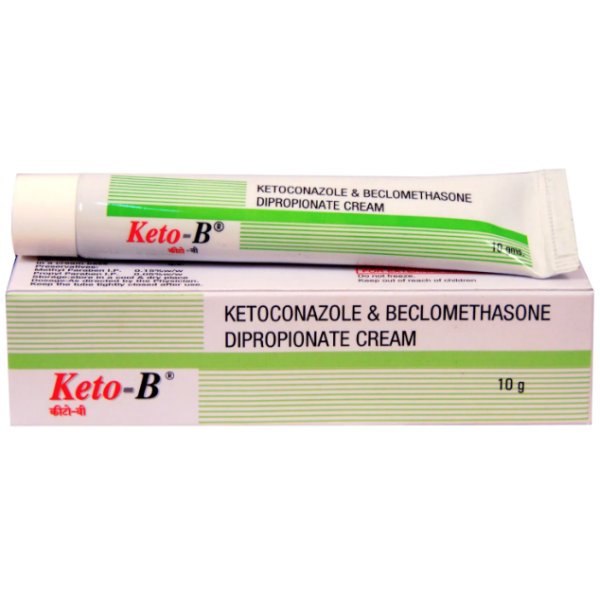 Beclometasone (0.025) + Ketoconazole (2) Percent Generic Cream (10 gm Tube)