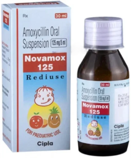 Amoxil Generic 125mg Oral Suspension (30ml Bottle)