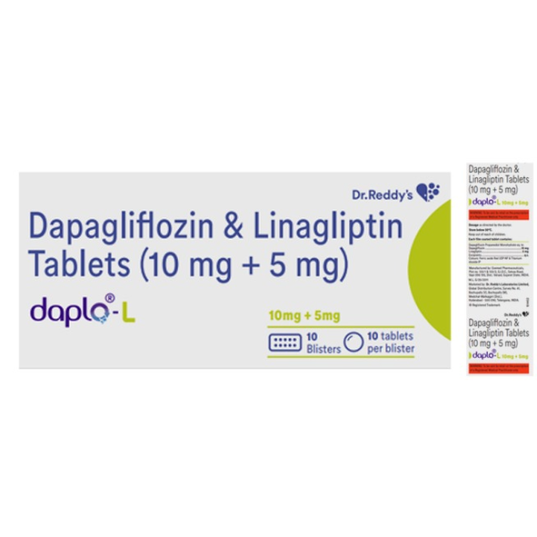 Dapagliflozin (10mg) + Linagliptin (5mg) Generic Pill