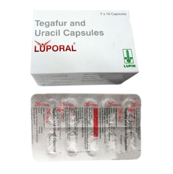 Tegafur (100mg) + Uracil (224mg) Generic Capsule