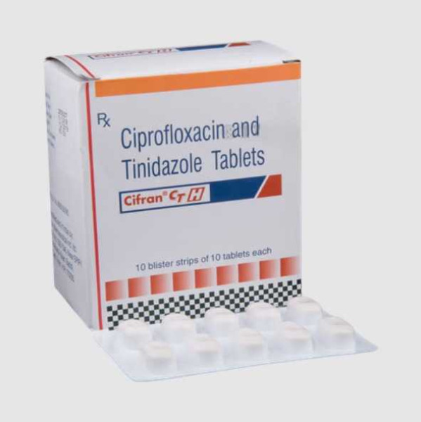 Ciprofloxacin 250mg + Tinidazole 300mg Generic Pill
