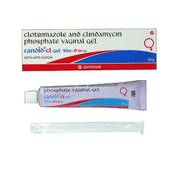 Clindamycin 2 Percent + Clotrimazole 2 Percent Generic Vaginal Gel (30gm Tube)