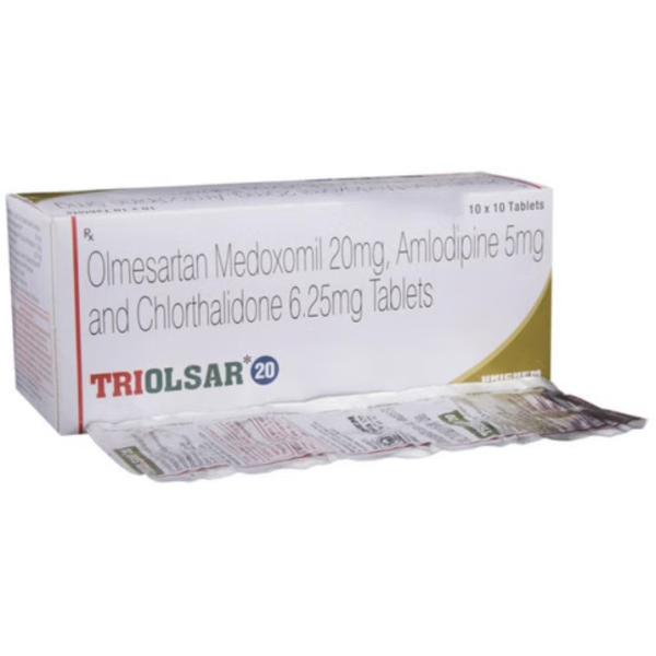 A box and a strip of Generic Tribenzor Tabs