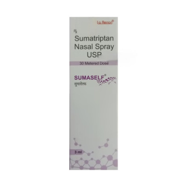 A pack of Generic Imitrex Nasal Spray