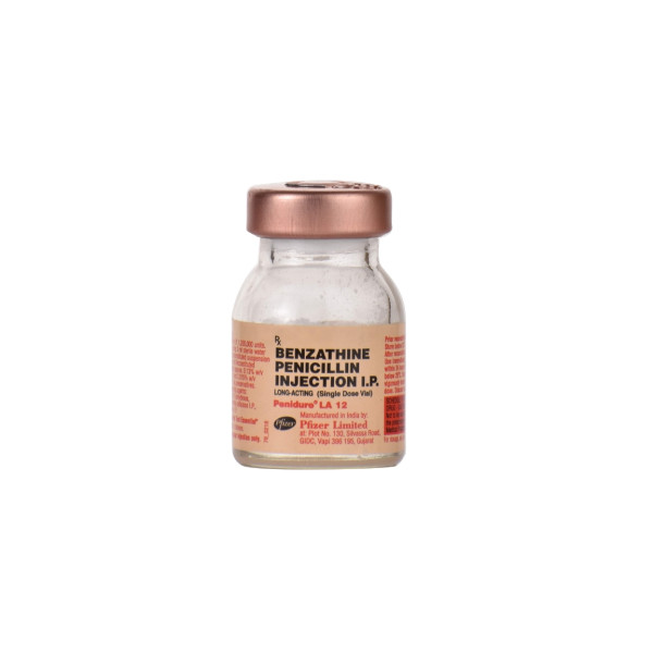 A vial of generic Bicillin LA (1200000IU) Injection