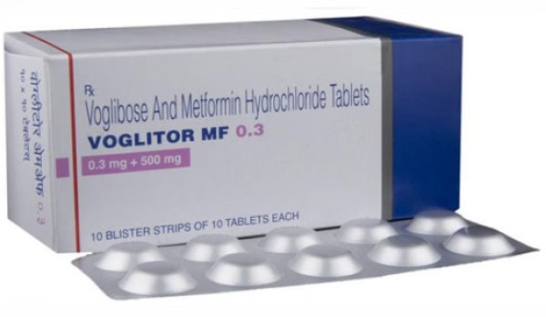 Metformin (500mg) + Voglibose (0.3mg) Generic Pill