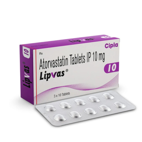Box pack and two strips of generic Lipitor 10mg Tablets - Atorvastatin Calcium