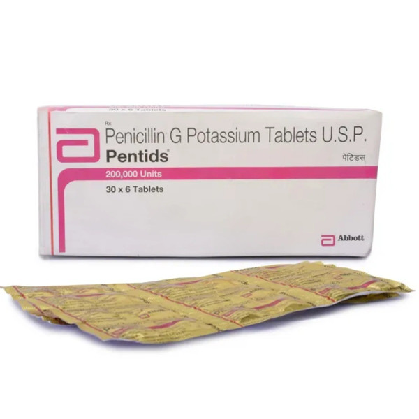 A box and a strip of Generic Penicillin G (200000IU) Generic Tablets