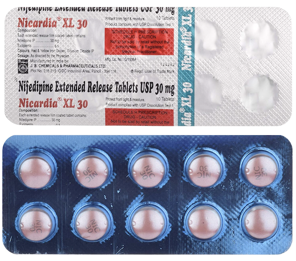 Procardia XL Generic 30mg Pill