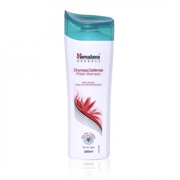 A bottle of Dryness Defense Protein 200 ml Shampoo Himalaya