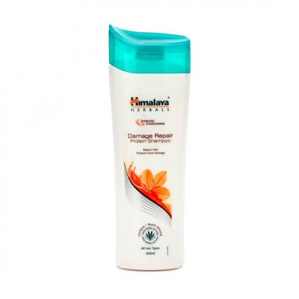 A bottle of Damage Repair Protein 200 ml Shampoo Himalaya