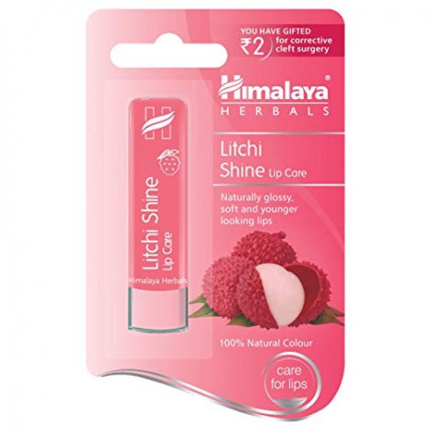 Pack of Litchi - Shine Lip Care 4.5 gm Himalaya