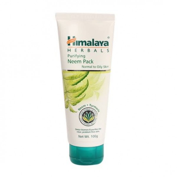 Tube of Himalaya Purifying Neem Pack 100 gm