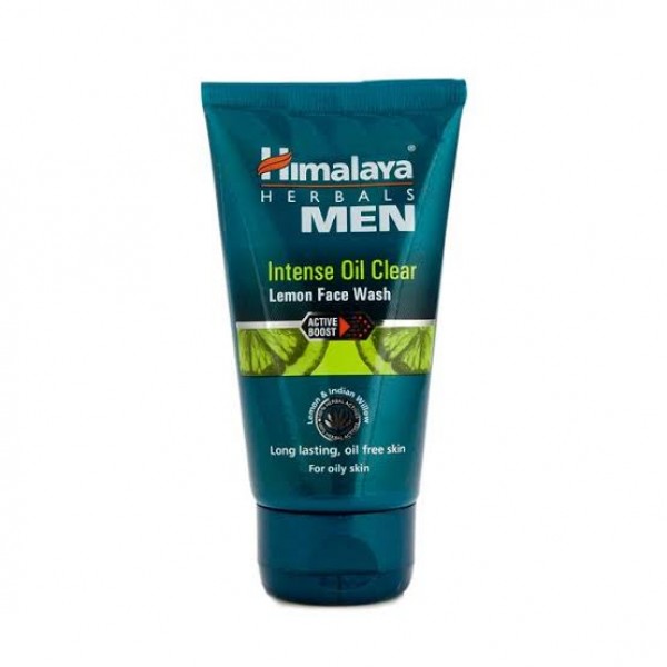 Tube pack of Himalaya's Intense Oil Clear Lemon 50 ml Face Wash for Men