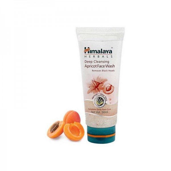 Tube of Himalaya's Deep Cleansing Apricot 50 ml Face Wash