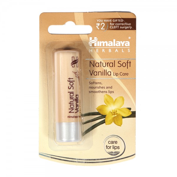 Pack of Himalaya's Natural Soft Vanilla (Lip Care) 4.5 gm Balm