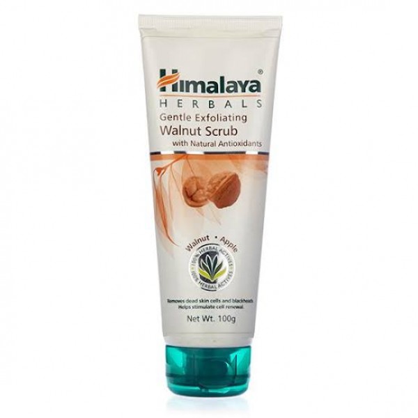 Tube pack of Gentle Exfoliating Walnut 100 gm Scrub Himalaya