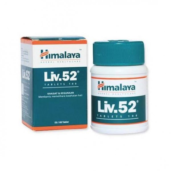 Box and a bottle of Himalaya Liv. 52 Pill Herbal Healthcare