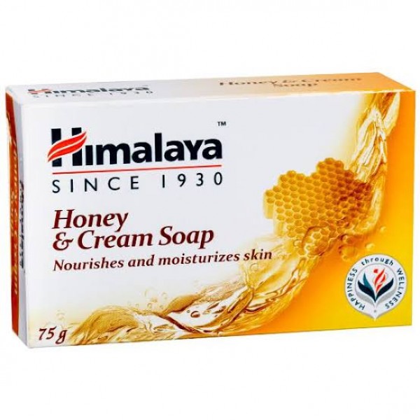 A bar of Honey & Cream 75 gm Soap Himalaya