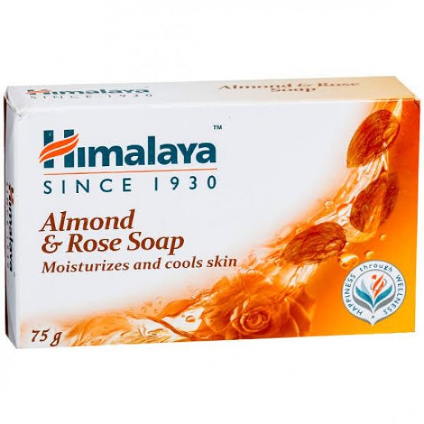 Himalaya's Almond & Rose 75 gm Soap Bar