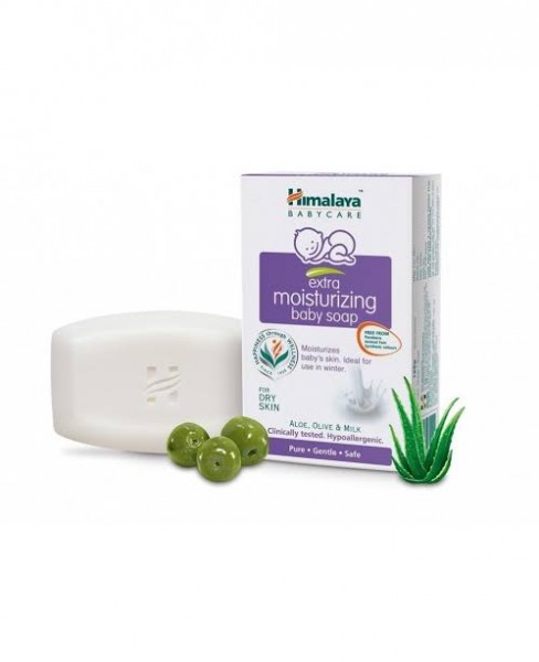 A bar of Extra Moisturizing Baby 75 gm Soap Himalaya