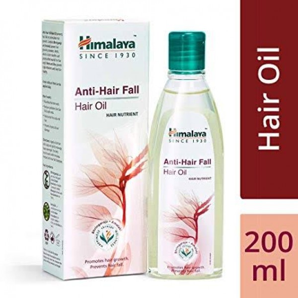 A box and a bottle of Anti-Hair Fall 200 ml Oil Himalaya