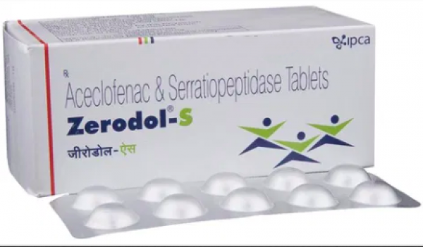 Aceclofenac 100mg + Serratiopeptidase 15mg Pill