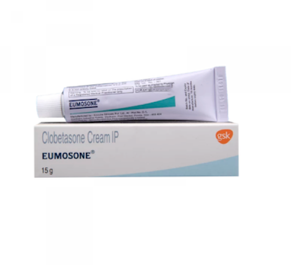 A tube and a box of Eumovate Generic 0.05 Percent Cream of 15gm