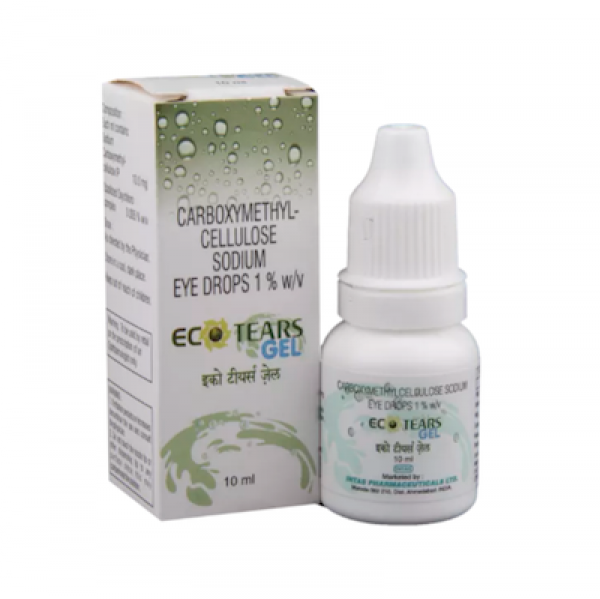 Box and a bottle of generic Carboxymethylcellulose (0.5 %) Eye drop 10ml