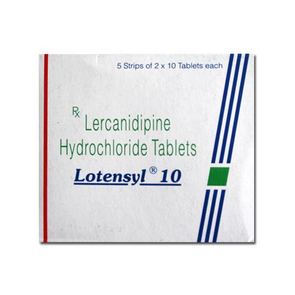 Box pack of Zanidip Generic 10 mg Pill - Lercanidipine