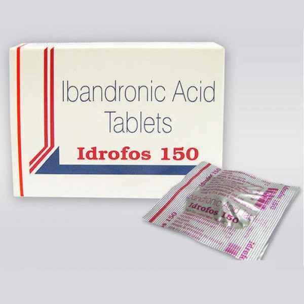 Box pack and a strip of Boniva Generic 150 mg Pill - Ibandronic Acid