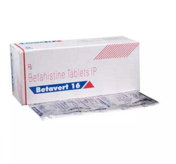 A box and a strip of Betaserc Generic 16 mg Pill - Betahistine