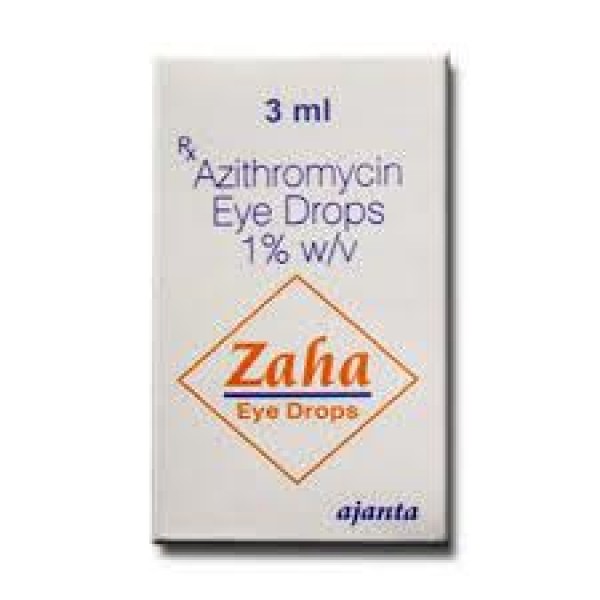 A box of generic Azithromycin 1 %  Eye Drop  3 ml