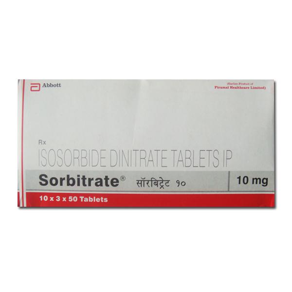 A box of Isordil Generic 10mg Pill - Isosorbide Dinitrat