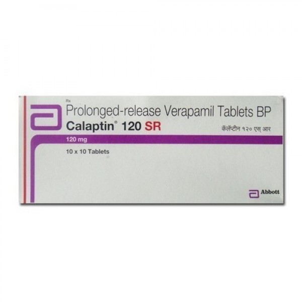A box of Calan SR Generic 120 mg Pill - Verapamil