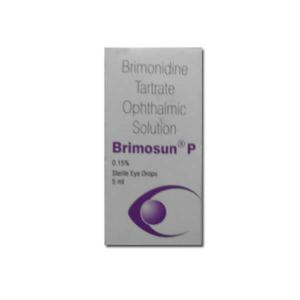 A box of generic Brimonidine (0.15 %) Eye Drop of 5ml