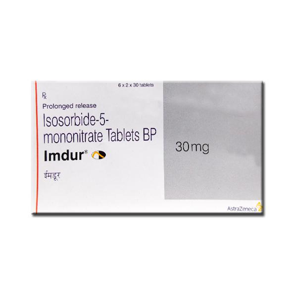 A box of Imdur 30 mg Pill PR - Isosorbide Mononitrate