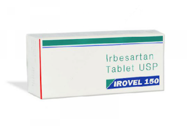 A box of Avapro Generic 150 mg Pill - Irbesartan