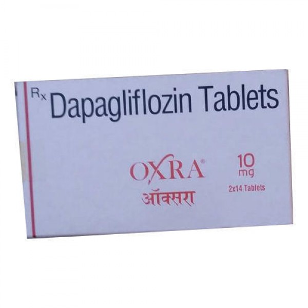 A box of generic Dapagliflozin 10mg Pills