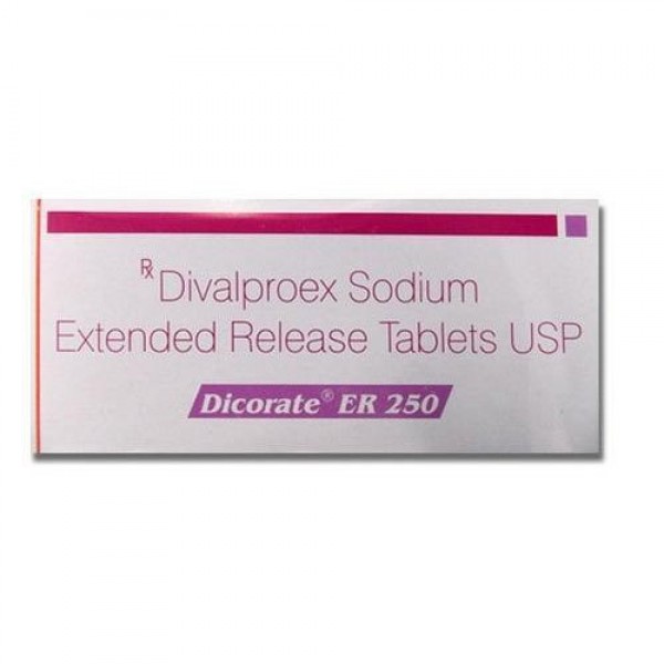Box of Depakote ER Generic 250 mg Pill - Divalproex
