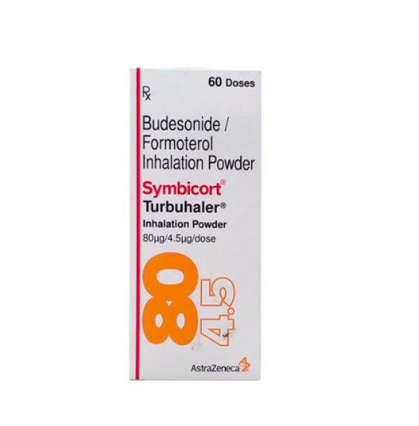 Symbicort 80mcg/4.5mcg Turbuhaler - 60 Doses (BRAND)