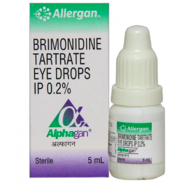 Alphagan 0.2 Percent Eye Drops of 5ml (BRAND)