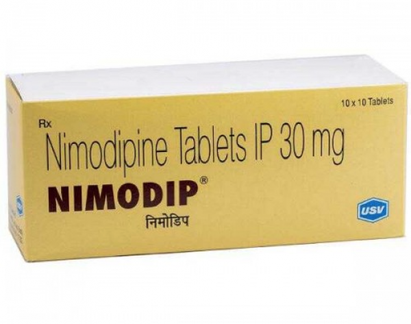 A box of Nimodipine 30mg Pill