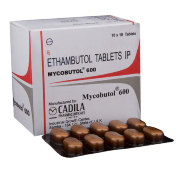 A box of Ethambutol tablets