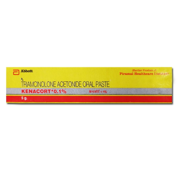 A box of Triamcinolone Acetonide Generic 0.1 % Paste 7.5gm