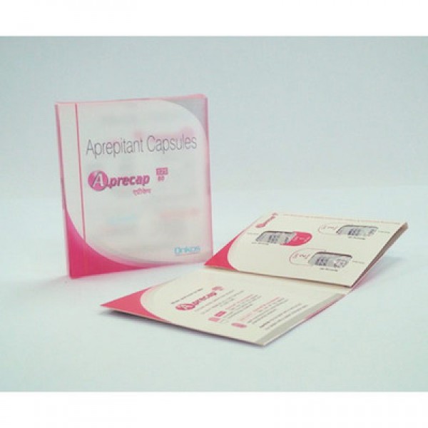 A box pack of Emend Tri-Pack Generic 125 mg / 80 mg Capsule - Aprepitant