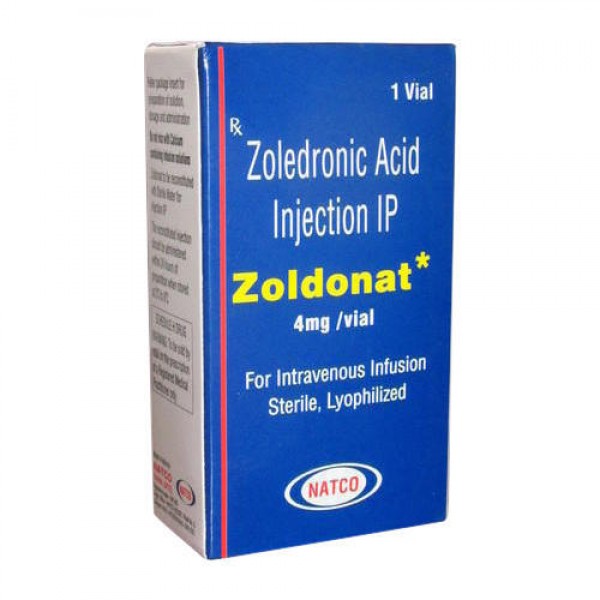 Box of Zometa Generic 4 mg Injection - Zoledronic Acid 